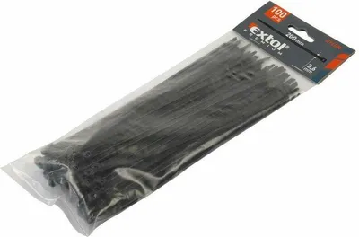 Produktbild von Taśmy przewodzące czarne, 100x2,5mm, 100szt, NYLON