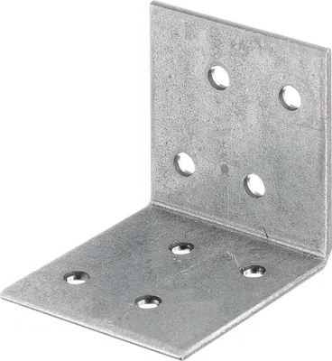 Zdjęcie produktu dla Alberts 329716 Łączniki kątowe, ocynkowane metodą Sendzimira, 40 x 40 x 40 mm, zestaw 25 sztuk