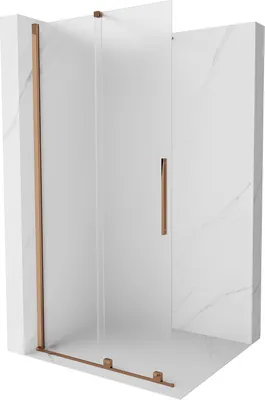 Produktbild von Mexen Velar Walk-in Duschwand 110x200 cm, satiniert, Roségold