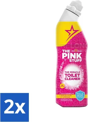 Image de The Pink Stuff - Nettoyant pour toilettes - Élimine le calcaire - 750 ml - Pack avantage - 2 pièces