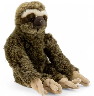 Imagen del producto de Carl, el perezoso, con velcro, aproximadamente 28 cm, peluche, juguete de peluche, peluche suave, modelo 3724