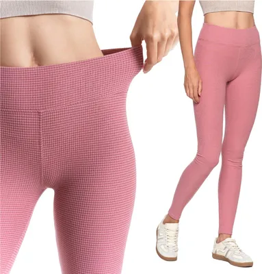 Produktbild von Frauen Leggings Mit Struktur Wärmer Leggings Mit Hoher Taille Moraj L/Xl