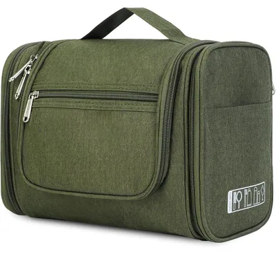 Produktbild von Kulturtasche zum Aufhängen Groß Dunkelgrün 8,3 Liter Fassungsvermögen