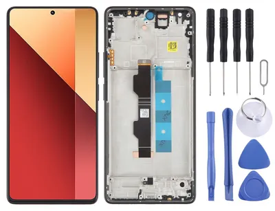 Immagine prodotto di Per Xiaomi Poco M6 Pro 4G AMOLED Display Unità completa con cornice Nero