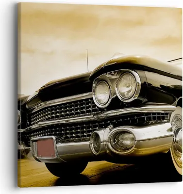 Produktbild von Bild auf Leinwand - Leinwandbild - Auto Chrom Rad - 40x40cm - Wand Bild - Wanddeko - Wandbilder - Leinwanddruck - Bilder - Kunstdruck - Wanddekoration - Leinwand bilder - Wandkunst - AC40x40-0160