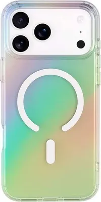 Image de Coque MagSafe iPhone 17 Pro Max Semi-transparente Irisée, Protection Élégante, Compatible MagSafe