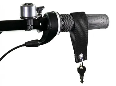 Produktbild von Haberland Schlüsselanhänger Lenker schwarz - praktischer Halter am Fahrradlen....