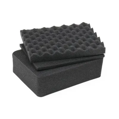 Produktbild von HMF ODR100 Koffereinlagen mit Rasterschaumstoff für Outdoor-Fotokoffer, 3er Set, 24 x 18 cm
