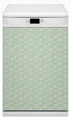 Produktbild von Abwaschbar 45x80 cm Geschirrspüle Magnetmatte Küche Dekorative  - Weiße Blumen