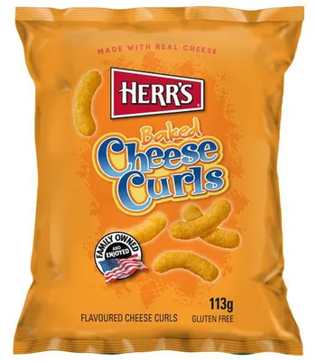 Produktbild von Herr's Baked Cheese Curls 113g