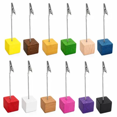 Immagine prodotto di 12 supporti per foto, con morsetto a coccodrillo, tipo clip per memo