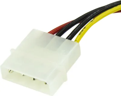 Zdjęcie produktu dla StarTech.com SATAPOWADAP, 0,152 m, Molex (4-pin), SATA 15-pin, Męska, Prosty, Prosty