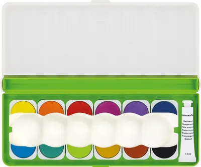 Immagine prodotto di EBERHARD FABER 578313 EBERHARD FABER Green Winner scatola di acquerelli da 12 colori
