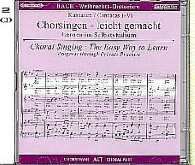 Zdjęcie produktu dla Oratorium na Boże Narodzenie, BWV 248, partia chóru altowego, 2 płyty CD audio