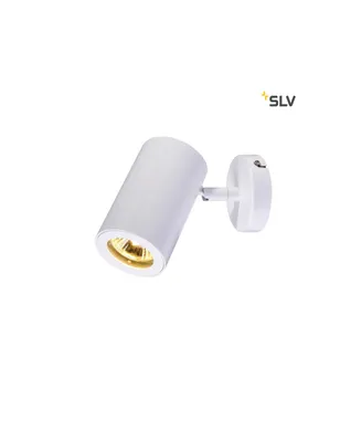 Produktbild von SLV 152011 ENOLA_B Wand- und Decken- leuchte single weiss GU10 max. 50W