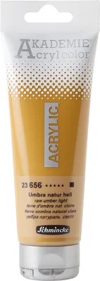 Produktbild von Schmincke 120ml AKADEMIE Acryl color Umbra natur hell Acryl 23 656 012