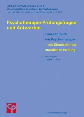 Produktbild von Psychotherapie-Prüfungsfragen und Antworten