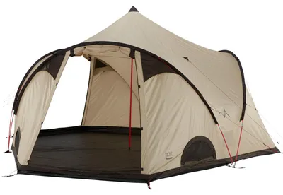 Produktbild von GRAND CANYON BLACK KNOB 10/ Gruppenzelt im neuen Tipi/Syle für 10 Personen/ mit 3 großen Eingängen/ Stehhöhe/ viel Platz und Stauraum/ für Gruppen/ Familien/ Festivals/ Camping/ Glamping