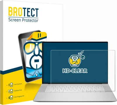 Produktbild von Für Dell 16 Premium Laptop Schutzfolie BROTECT Displayschutz Display Schutz Folie Klar Transparent