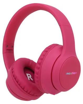 Productafbeelding van imoshion Draadloze Kinderkoptelefoon LED Light - Decibelbegrenzer - Met AUX kabel - Hot Pink
