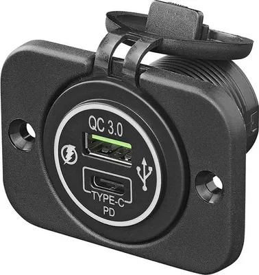 Obrázek produktu pro USB rychlonabíječka vestavěná typ A + C 2cestná 12/24V 3Am model 1