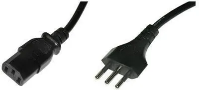 Zdjęcie produktu dla Nilox Kabel zasilający 2m Czarny Typ L do C13 MG00700 do komputera