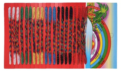 Image de Bracelets d'amitié, lot de 100 pièces - Tressés à la main - Fil de coton - Colorés - Boucle réglable - Durables et confortables - Bracelets