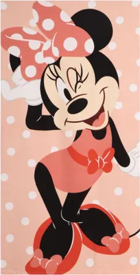 Image de Serviette de plage Disney Minnie en microfibre