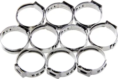 Produktbild von 10 Universal 1 Ohr Schlauchschellen Leitungsschelle Schlauchklemmen 10.3-12.8 mm