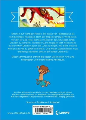Produktbild von Die schönsten Leselöwen-Geschichten zum ersten Selberlesen - Drachen