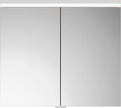Image de burgbad Lin20 Armoires de toilette avec éclairage LED, 2 portes, 800x700x170mm, SPQK080F5359