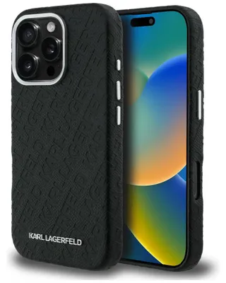 Obrázok produktu pre Puzdro Karl Lagerfeld FW s potlačou "Karl" pre iPhone 16 Pro, čierna farba