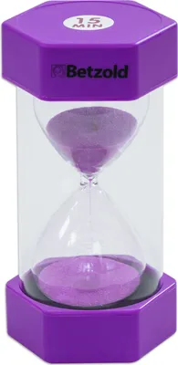Produktbild von Betzold Sanduhr, Zeitintervall: 15 Minuten, Größe: klein