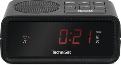 Produktbild von TechniSat DIGICLOCK 2 | Kompaktes UKW Uhrenradio mit Schlummer & Dual-Weckzeit