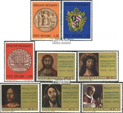 Produktbild von Briefmarken Vatikanstadt 1970 Mi 561-563,564-568 (kompl.Ausg.) gestempelt Sondermarken
