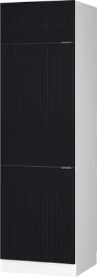 Produktbild von Kühlumbauschrank Vicco Fame-Line Schwarz gestreift 60 cm, Model 50617