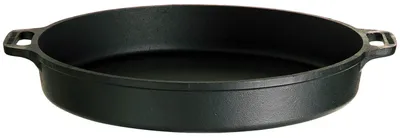 Produktbild von Feuerpfanne - Grillpfanne - mit 2 Henkeln - D: 45cm - Gusspfanne aus hochwertigem Gusseisen