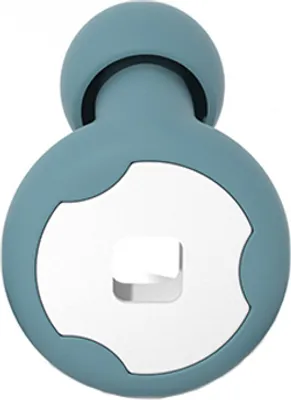 Produktbild von INF Noise Cancelling Ohrstöpsel - Upgraded Silikon Ohrstöpsel mit Filterring, Macaron Dichtungsstreifen & PP Aufbewahrungsbox Grau+Blau