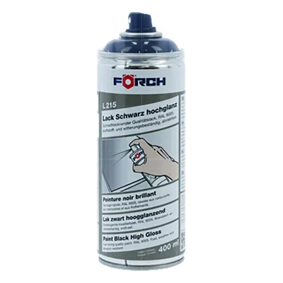 Produktbild von FÖRCH Lack Schwarz Hochglanz L215 - 0.4 Liter