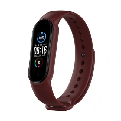 Obrázek produktu pro Techsuit řemínek (W013) - Xiaomi Mi Band 5 / 5 NFC / 6 / 6 NFC / Amazfit Band 5 - Tmavá červená