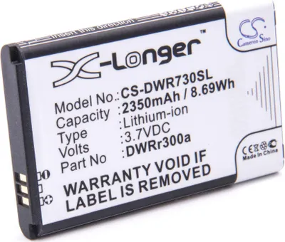 Produktbild von vhbw Akku Ersatz für D-Link DWR300a, 6BT-R300A-291, 6BT-R600B-2902, DWRr600b, DWRR300a für Router Modem Hotspots (2350 mAh, 3,7 V, Li-Ion)