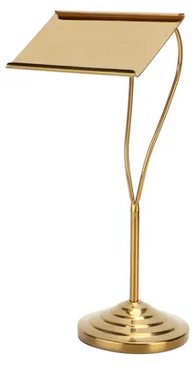Produktbild von Tischnummernhalter, 20,3 cm, goldfarben, modische Edelstahlhalterung für Hochzeitsfeier