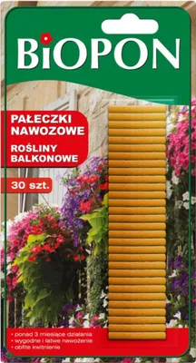 Immagine prodotto di BIOPON Bastoncini per piante da balcone 30 pz.