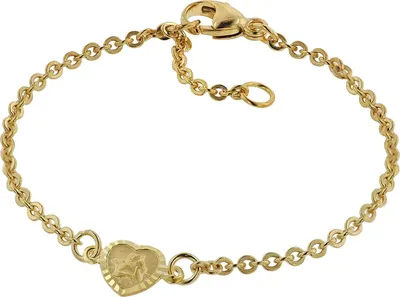 trendor 75091 Armband für Babys 333 Gold/8 Kt mit Engel-Plakette 14 cm 1