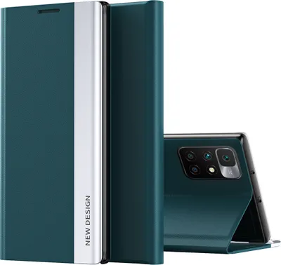Immagine prodotto di Custodia Redmi 10, custodia magnetica in Finto cuoio con funzione stand per Xiaomi Redmi 10 verde