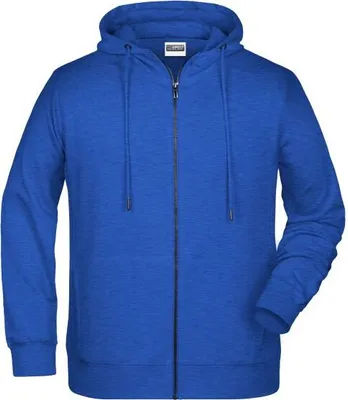 Produktbild von Sweat-Jacke mit Kapuze und Reißverschluss royal-heather, Gr. XXL