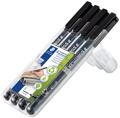 Produktbild von Folienstift Lumocolor F perm sw 4ST