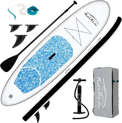 Obrázok produktu pre Nafukovacia doska na paddleboarding s nastaviteľnou pádlo, pumpou, ruksakom a príslušenstvom