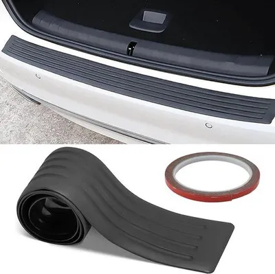 Productafbeelding van Achterbumperschutz - 90 cm - Achterklepschild - Laadruimteschild - Bumperschutstrip - voor personenauto's en SUV's - Beschermfolie voor de achterklep