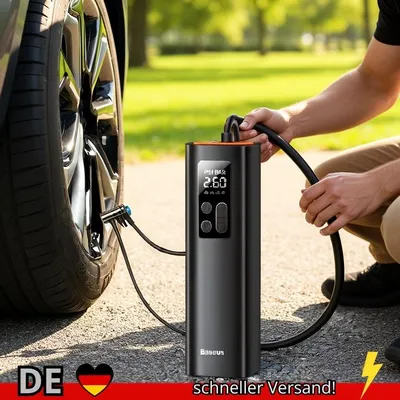 Produktbild von Baseus Mini-Auto-Luftkompressor 12 V 150 PSI Tragbarer Auto-Reifenfüller